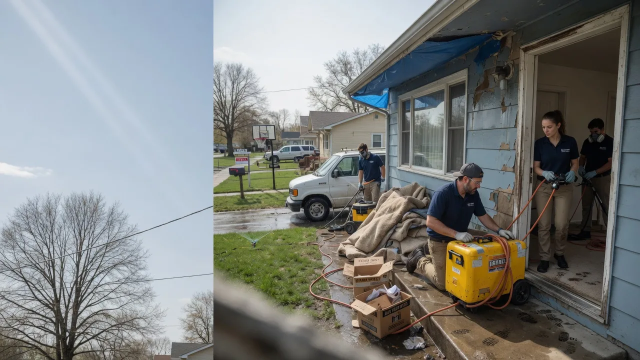 Basement Flood Cleanup in Doole, TX near me